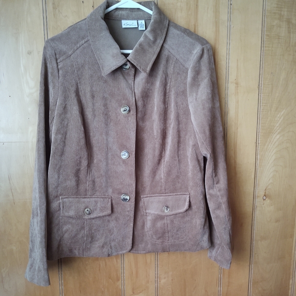 Kim Rogers women's blazer jacket color brown size 10 - Picture 5 of 8